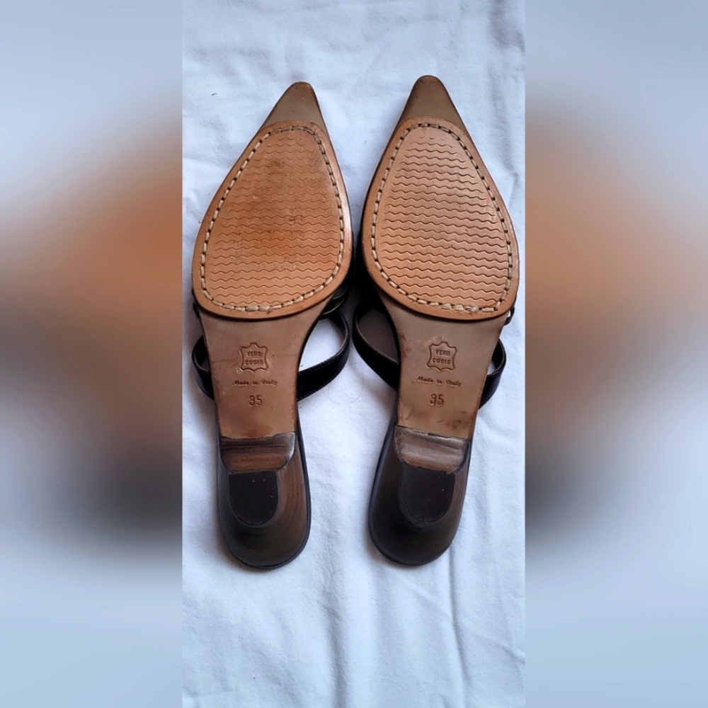 Ixos Caged Kitten Heel Shoes - Picture 2 of 2